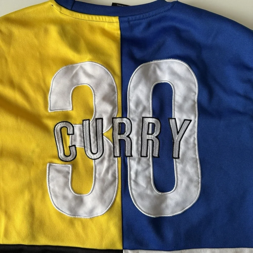 Golden State Warriors NBA Steph Curry Color Block Shooting Jersey Size Medium - Picture 6 of 6